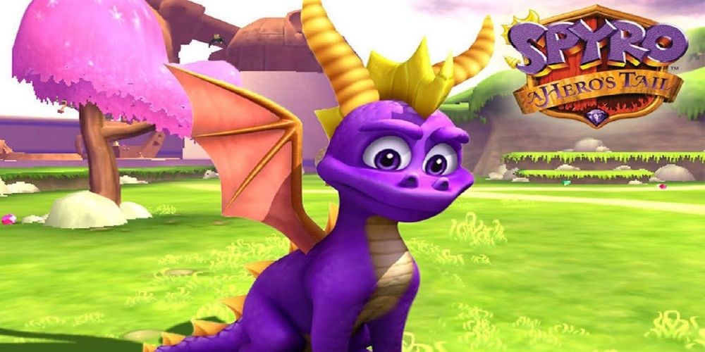 Spyro A Hero's Tail title screen