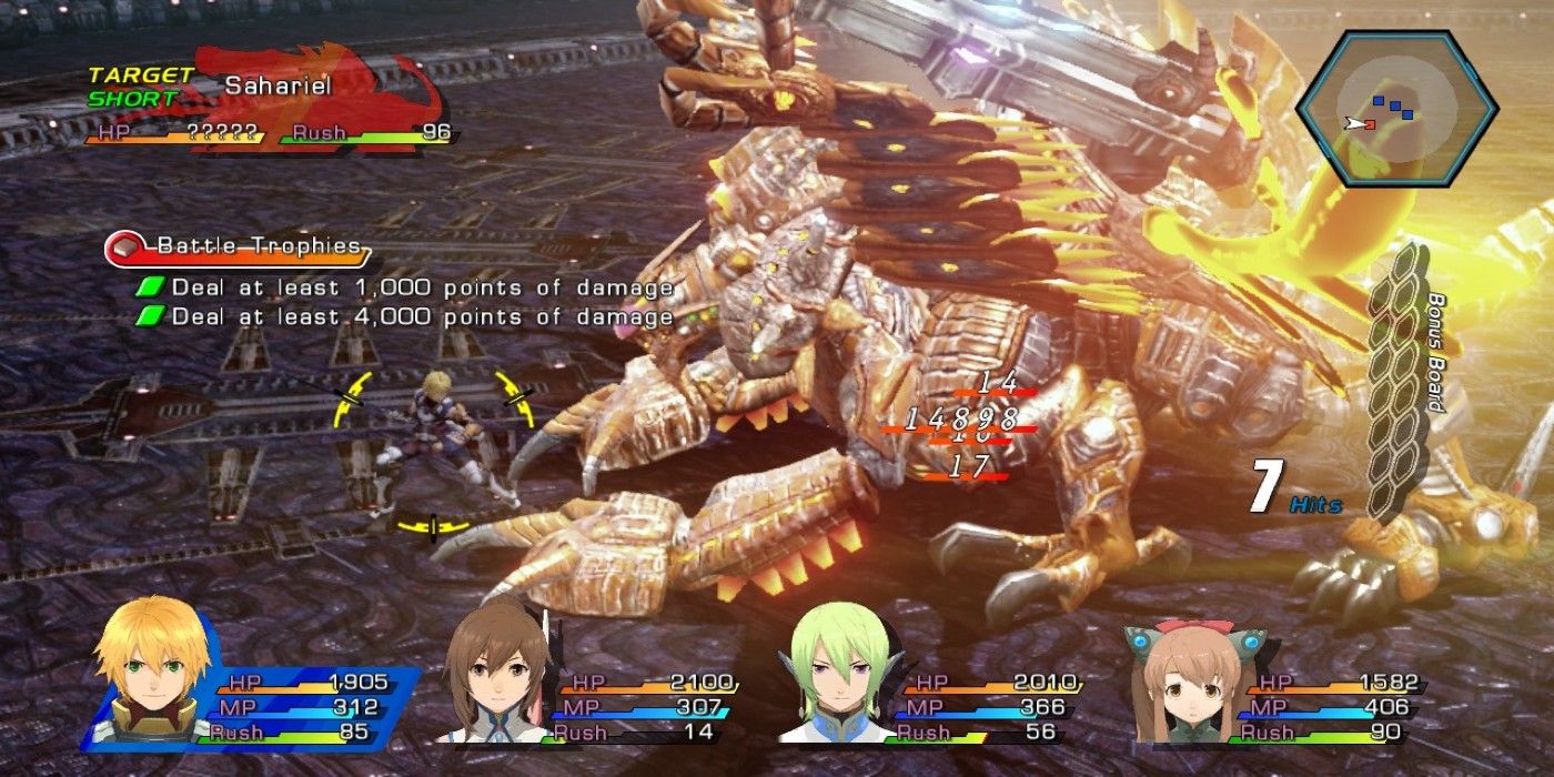 Star Ocean The Last Hope Combat Screenshot