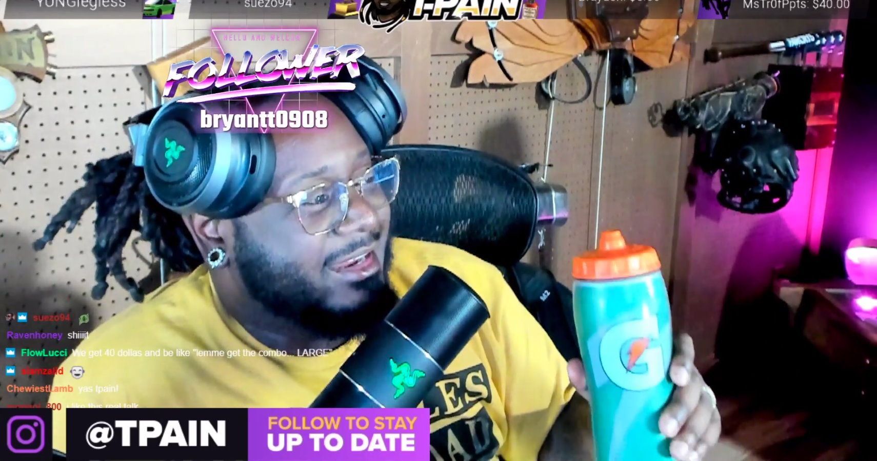 T-Pain on Twitch