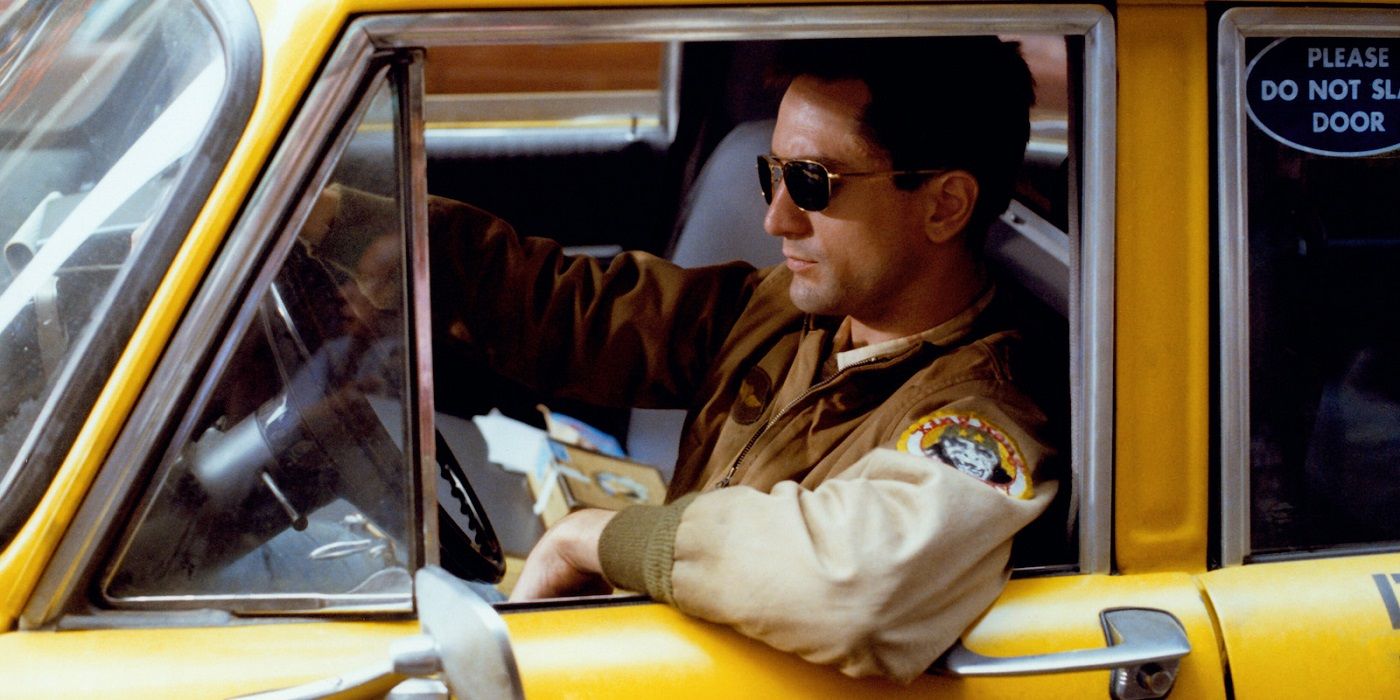 Taxi driver movie bickle in a cab