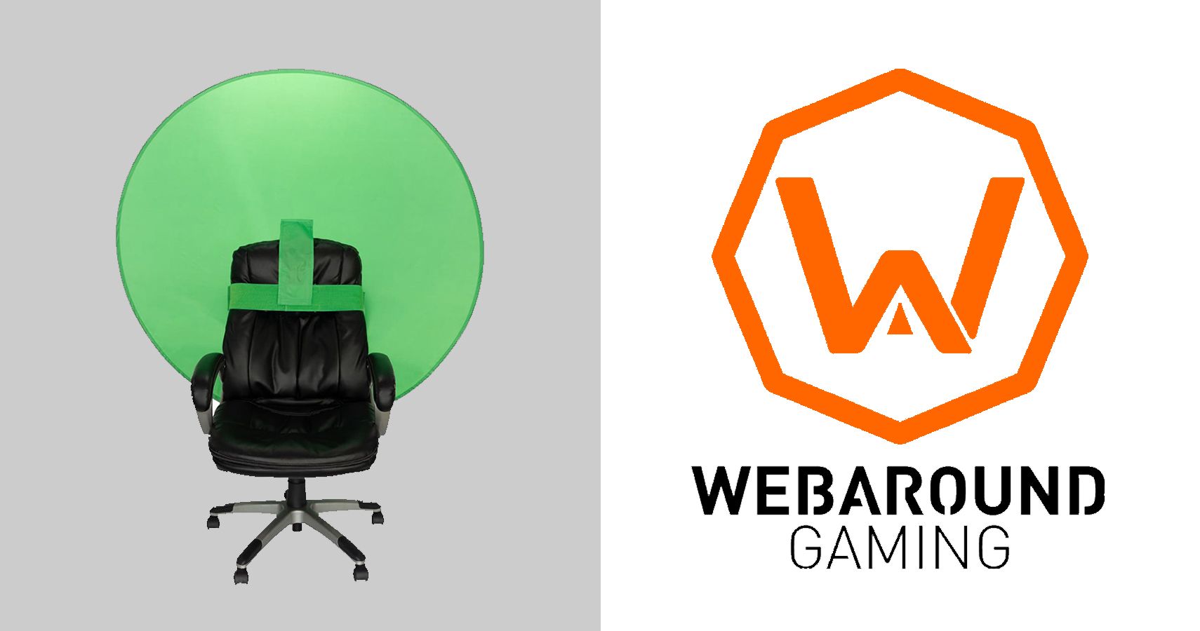 The Big Shot Green Screen Webcam Background for a Chair - The Webaround