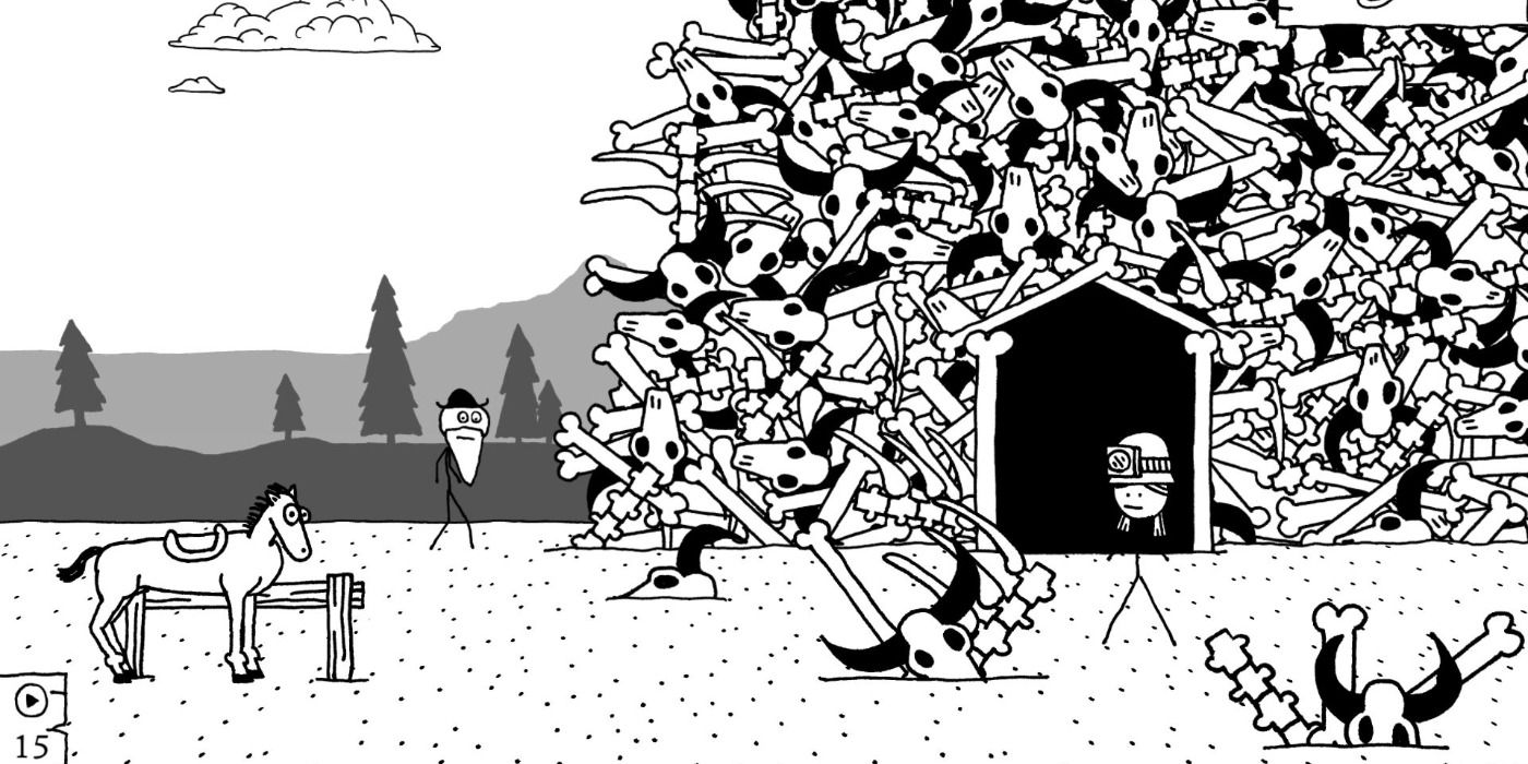 image of gameplay from West of Loathing