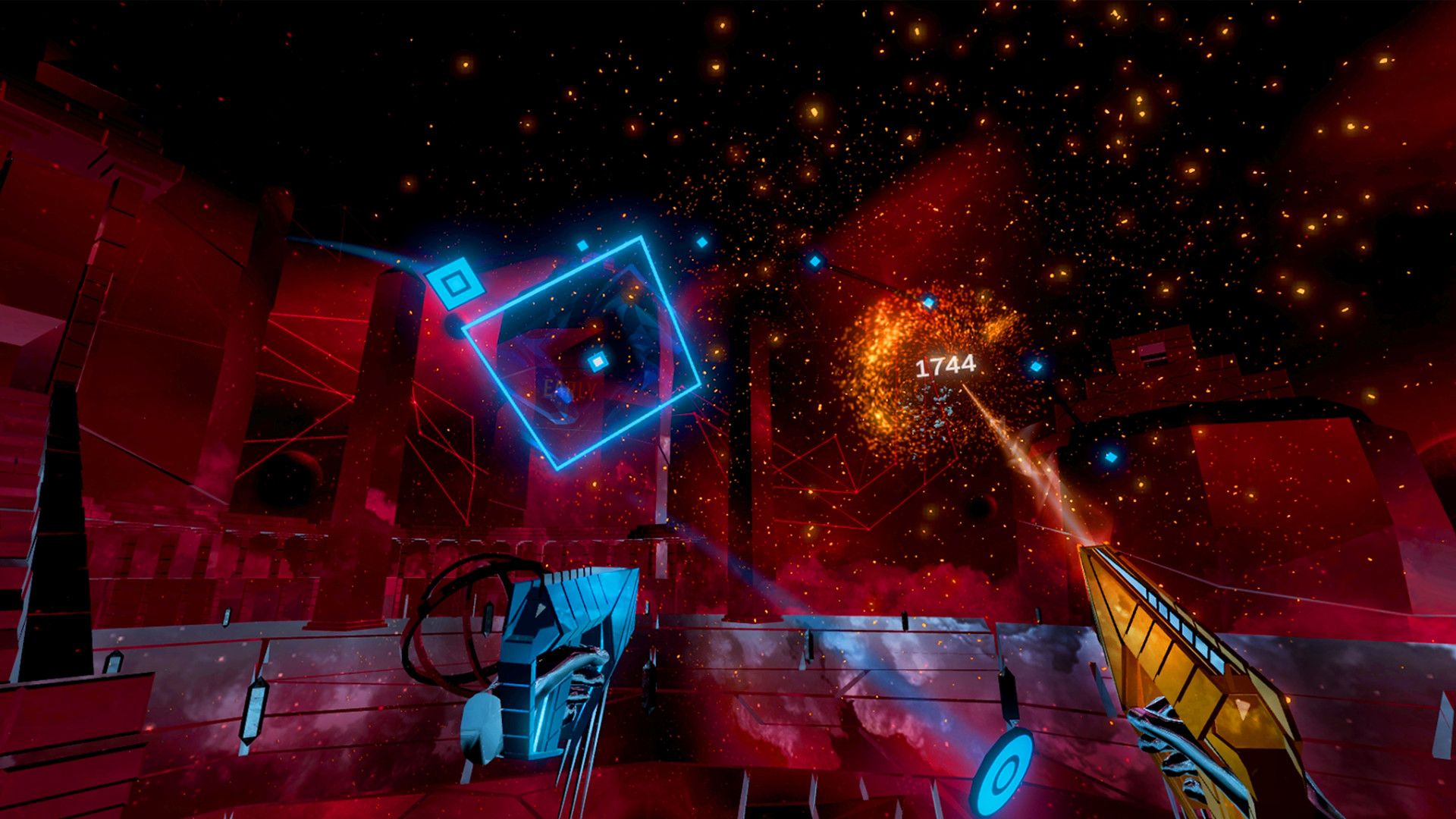 Audica Review A Psychedlic Shooting Gallery That SLAPS