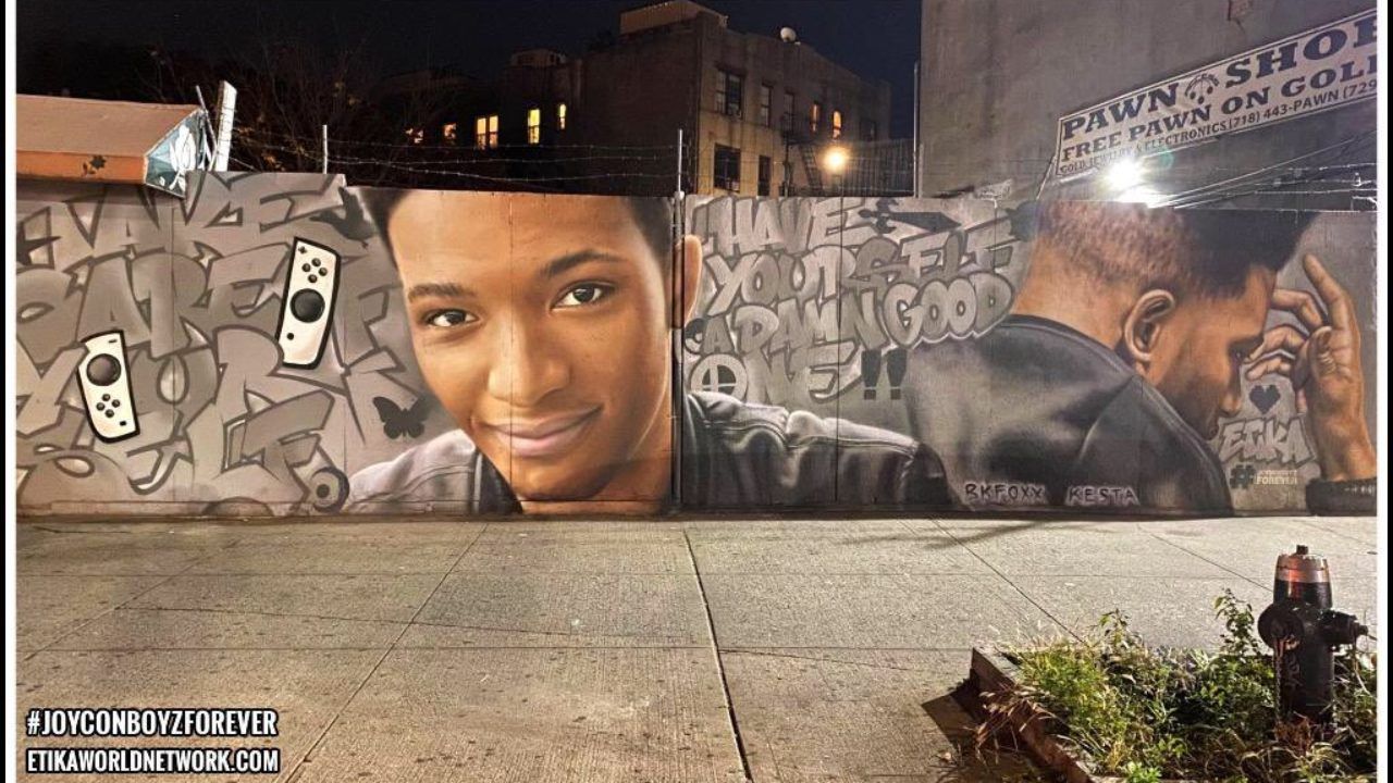 Fans Create An Incredible Mural In Honor Of Etika