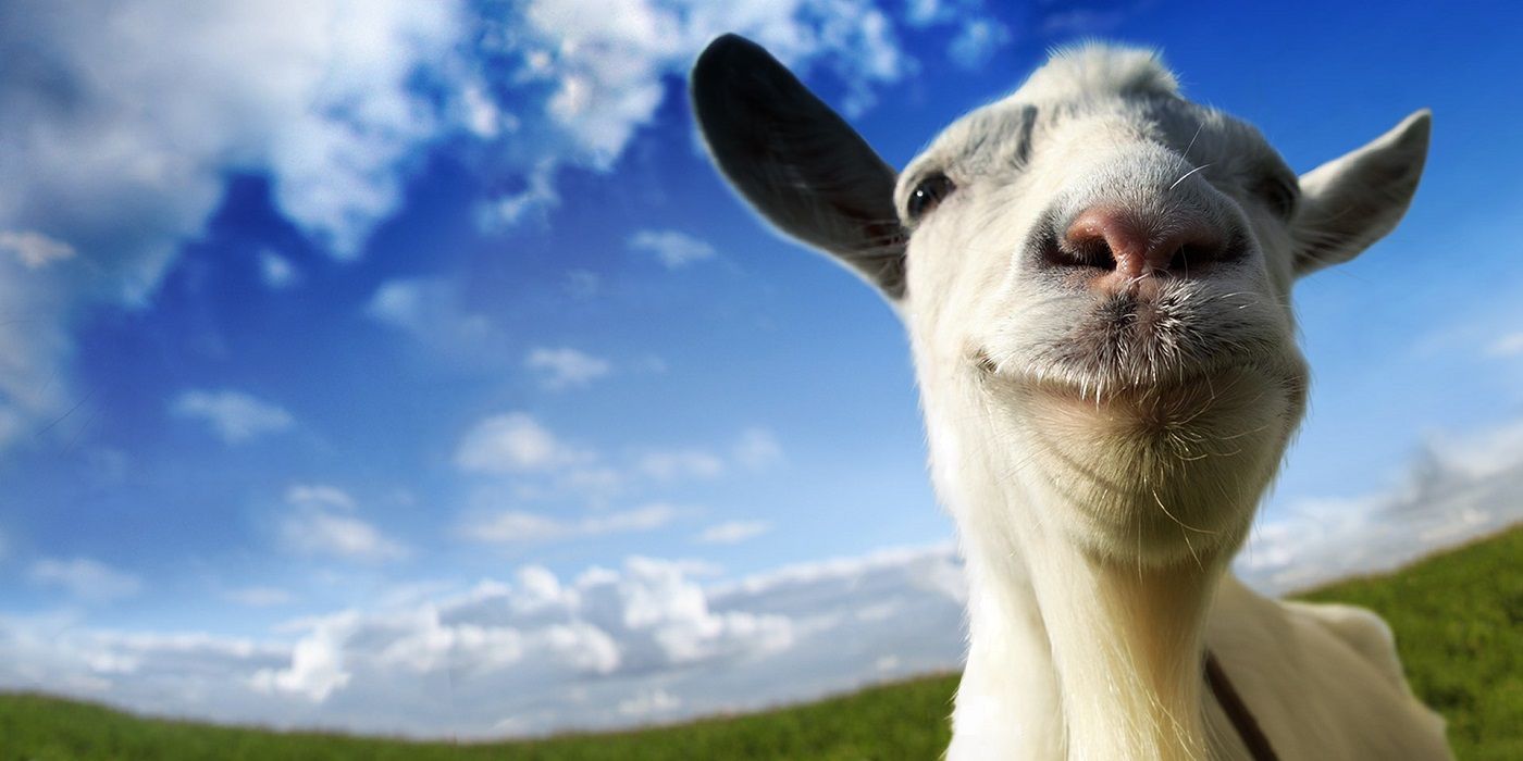 goat simulator poster