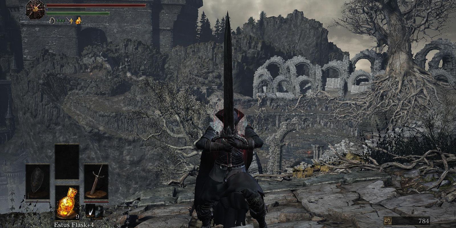 Dark Souls 3 Black Knight Sword