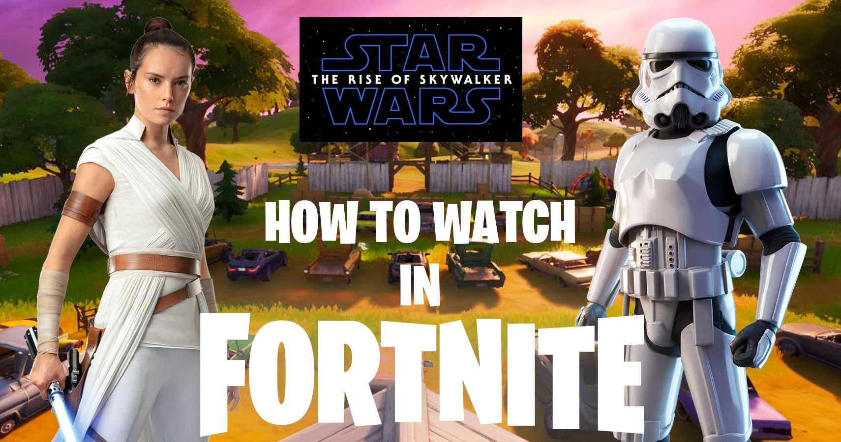 Fortnite How To Watch The Star Wars Scene