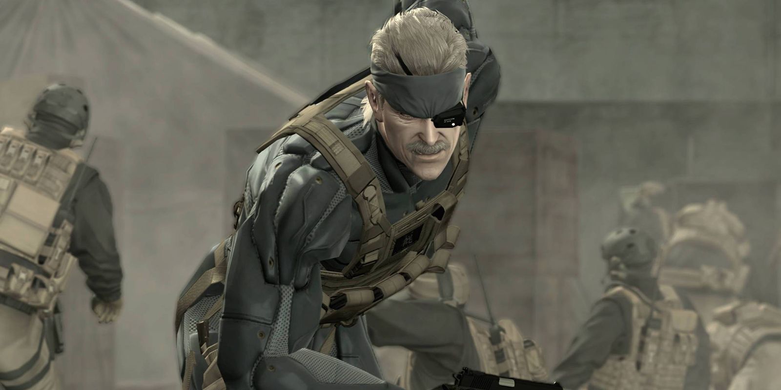 Metal Gear Solid 4 - Snake In The Middle Of Combat