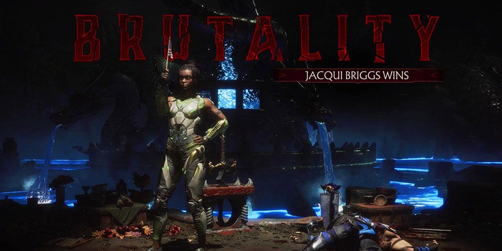 Jacqui wins via brutality in Mortal Kombat 11