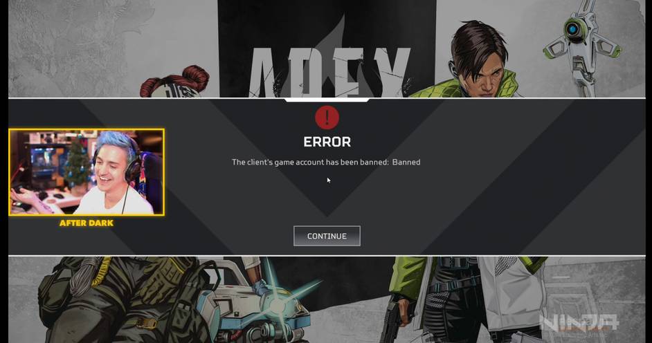 Ninja Has Been Banned From Apex Legends And No One Knows Why Ninja Has Been Banned From Apex Legends And No One Knows Why