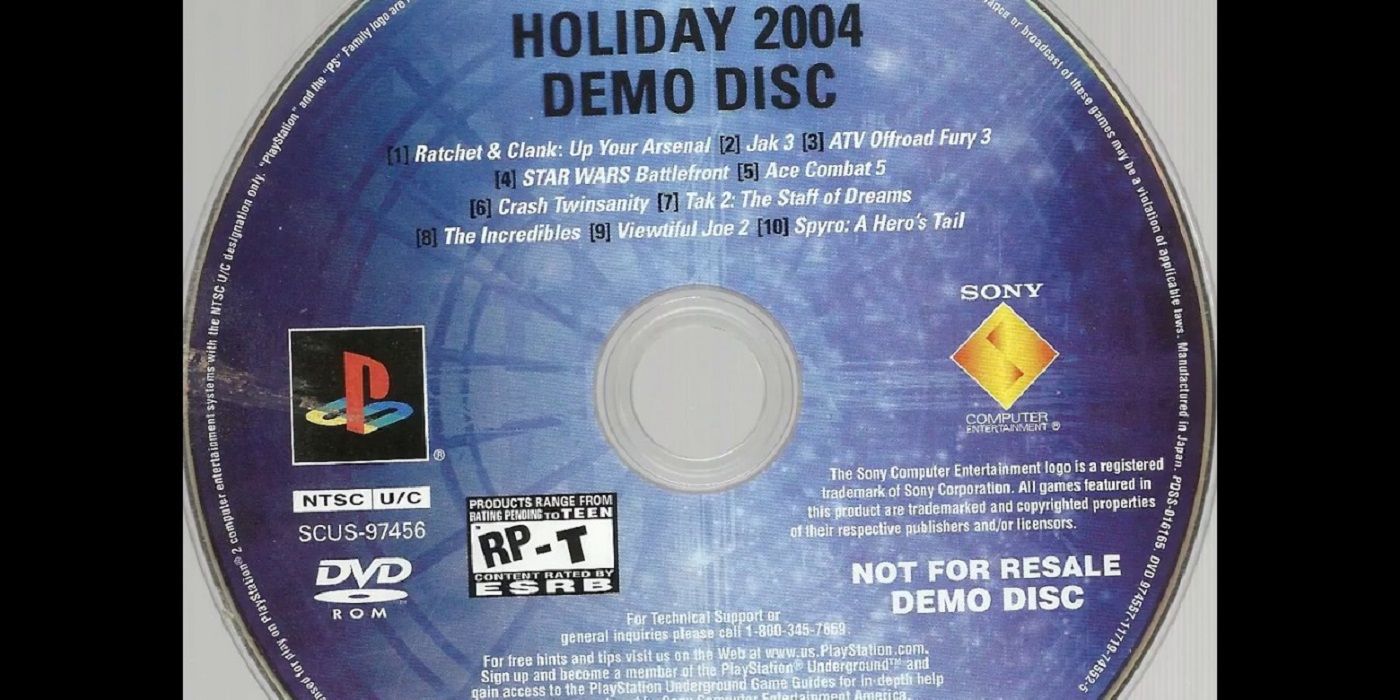Playstation holiday 2004 demo disc