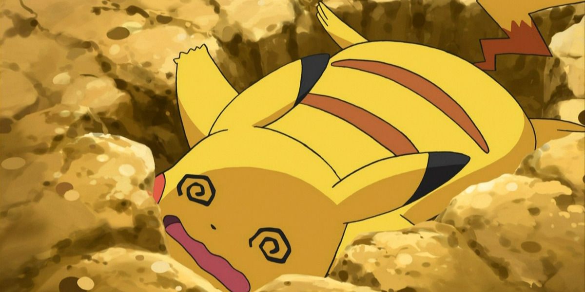 Pokemon Anime Ash Pikachu Fainted