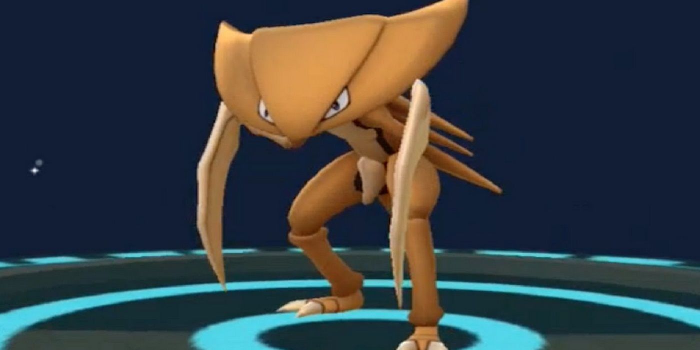 The ancient Water Rock type Pokemon called Kabutops