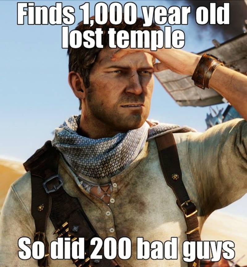 Uncharted Logic Meme.jpg?q=50&fit=crop&w=800&dpr=1 Uncharted: 10 Hilarious Memes Only Fans Will Understand