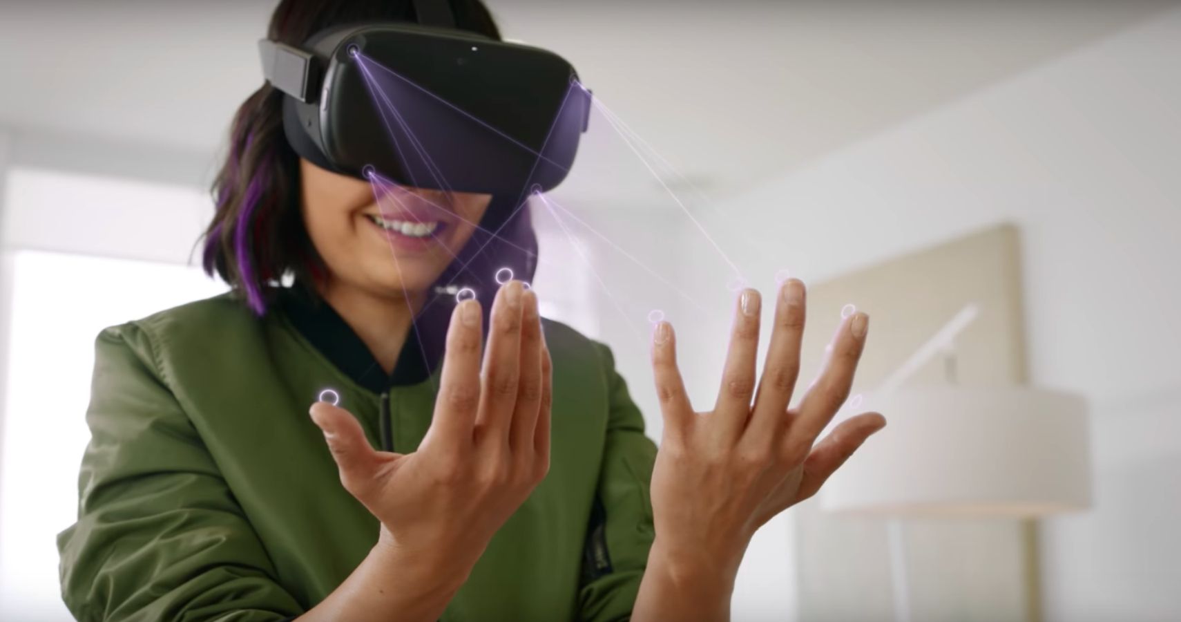 how to get touched in vr