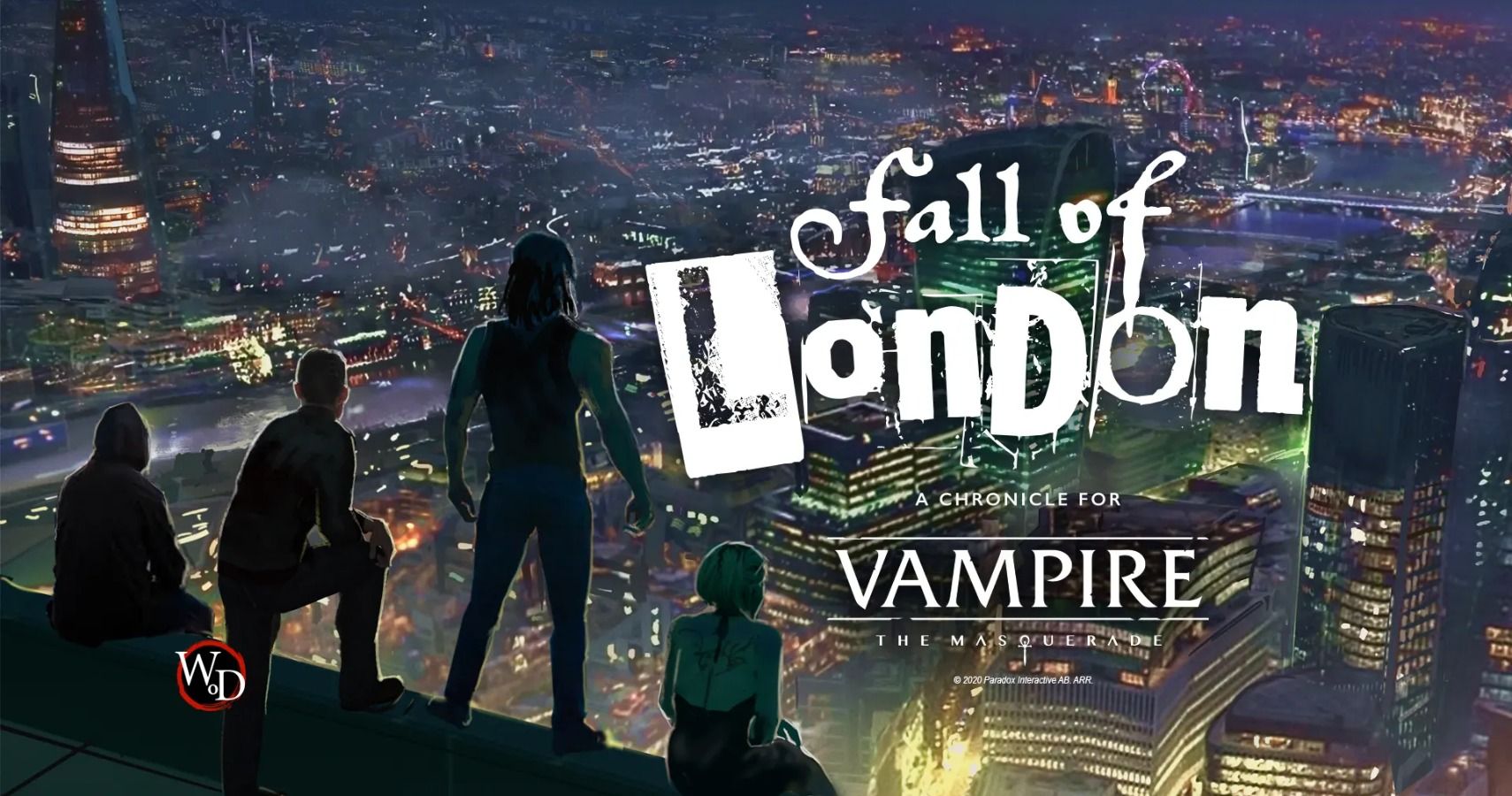Vampire the Masquerade Fall of London Cover