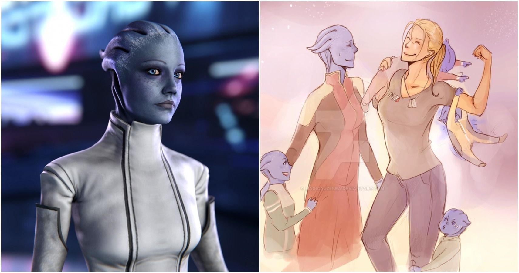 Mass Effect 10 Beautiful Pieces Of Liara Tsoni Fan Art 