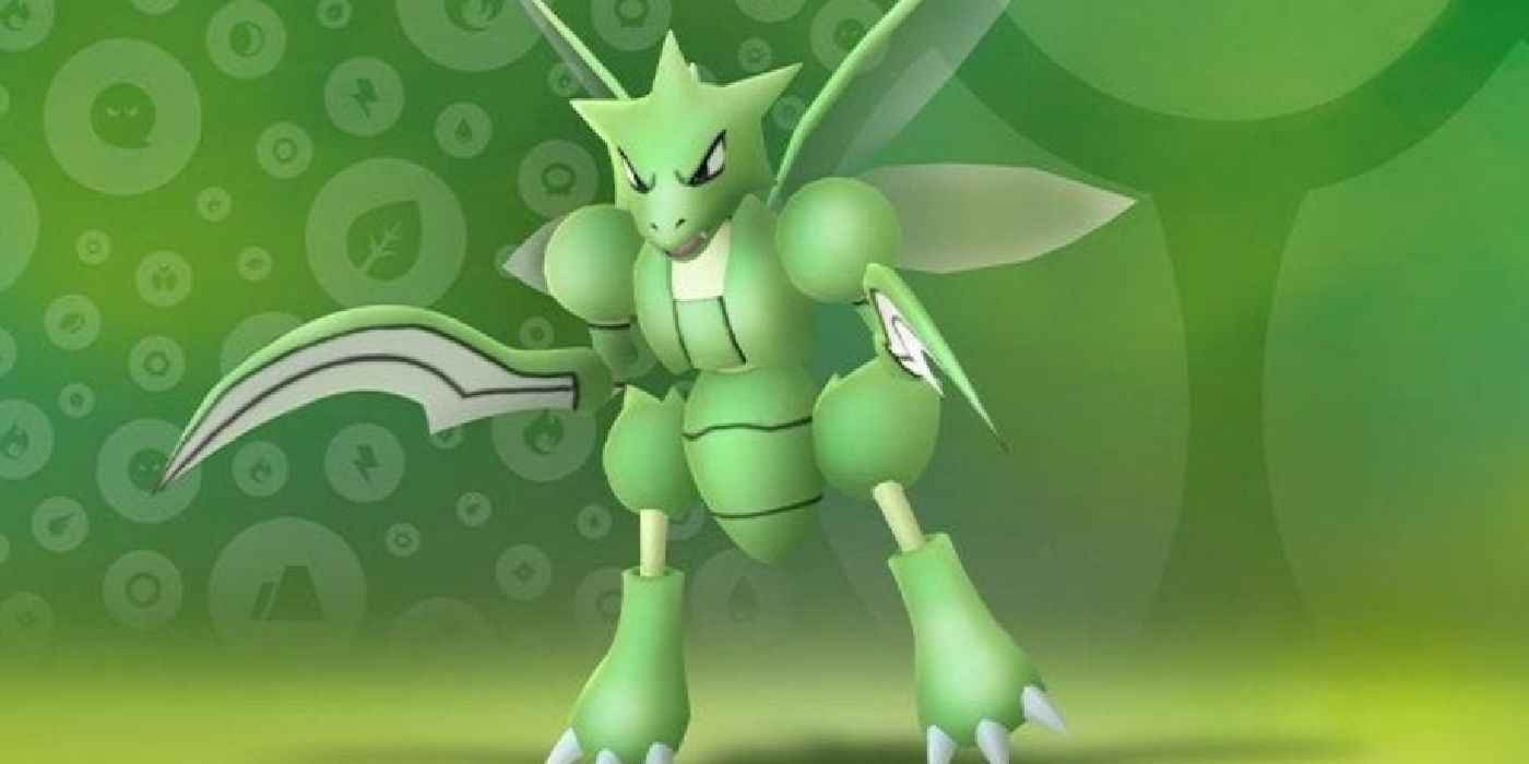 shiny scyther, pokemon