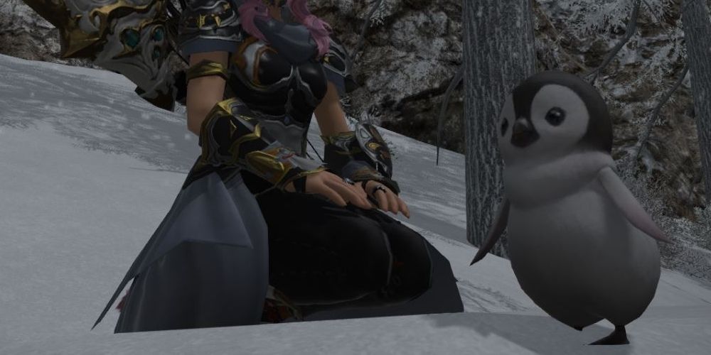 Penguin minion from Final Fantasy 14