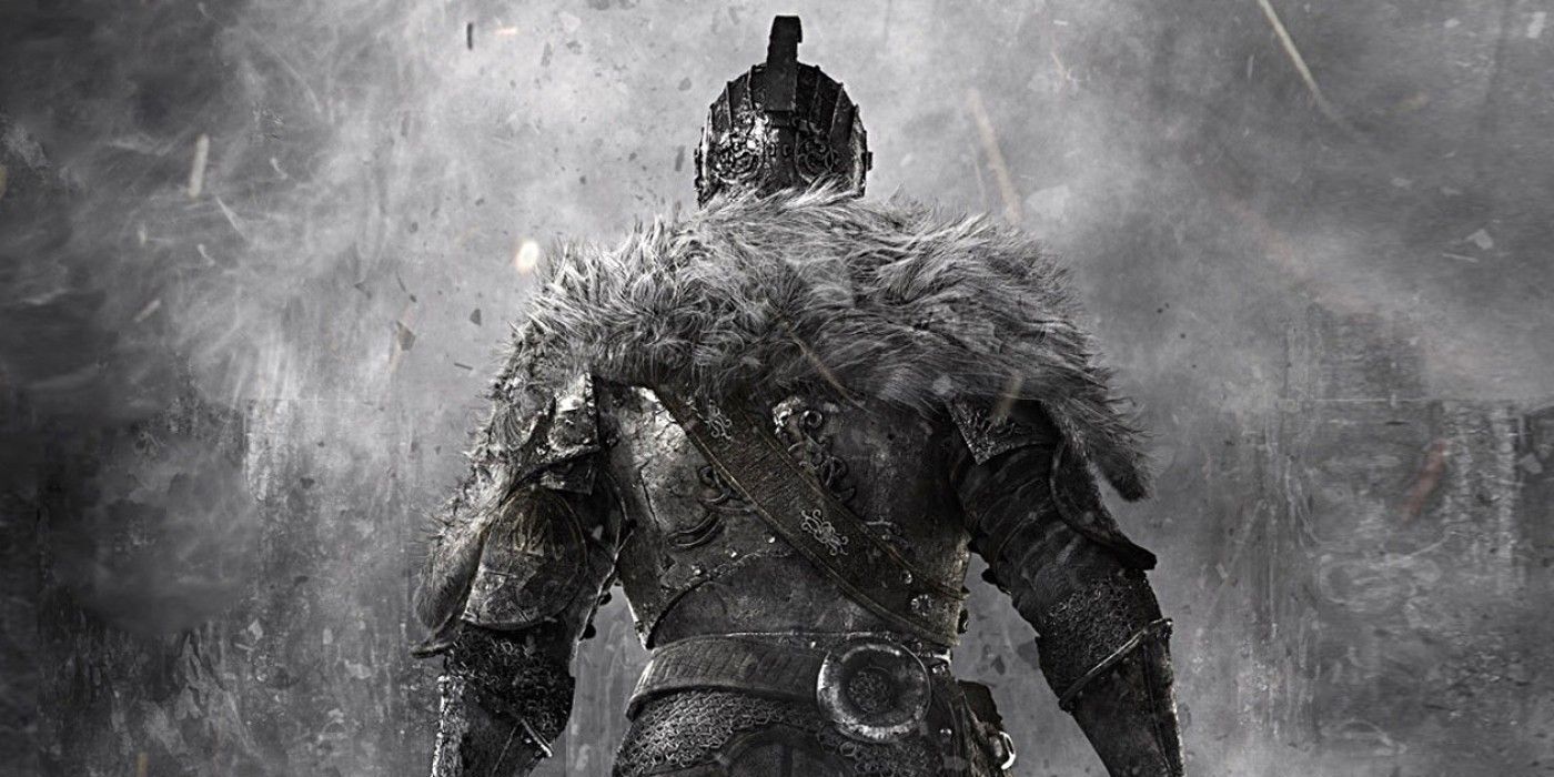 Dark Souls 2 Promo Image Of Knight Facing The Other Way