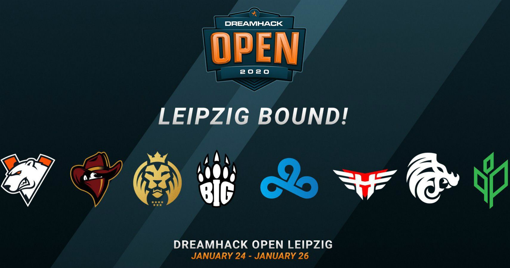 Promotional material for DreamHack Open Leipzig 2020