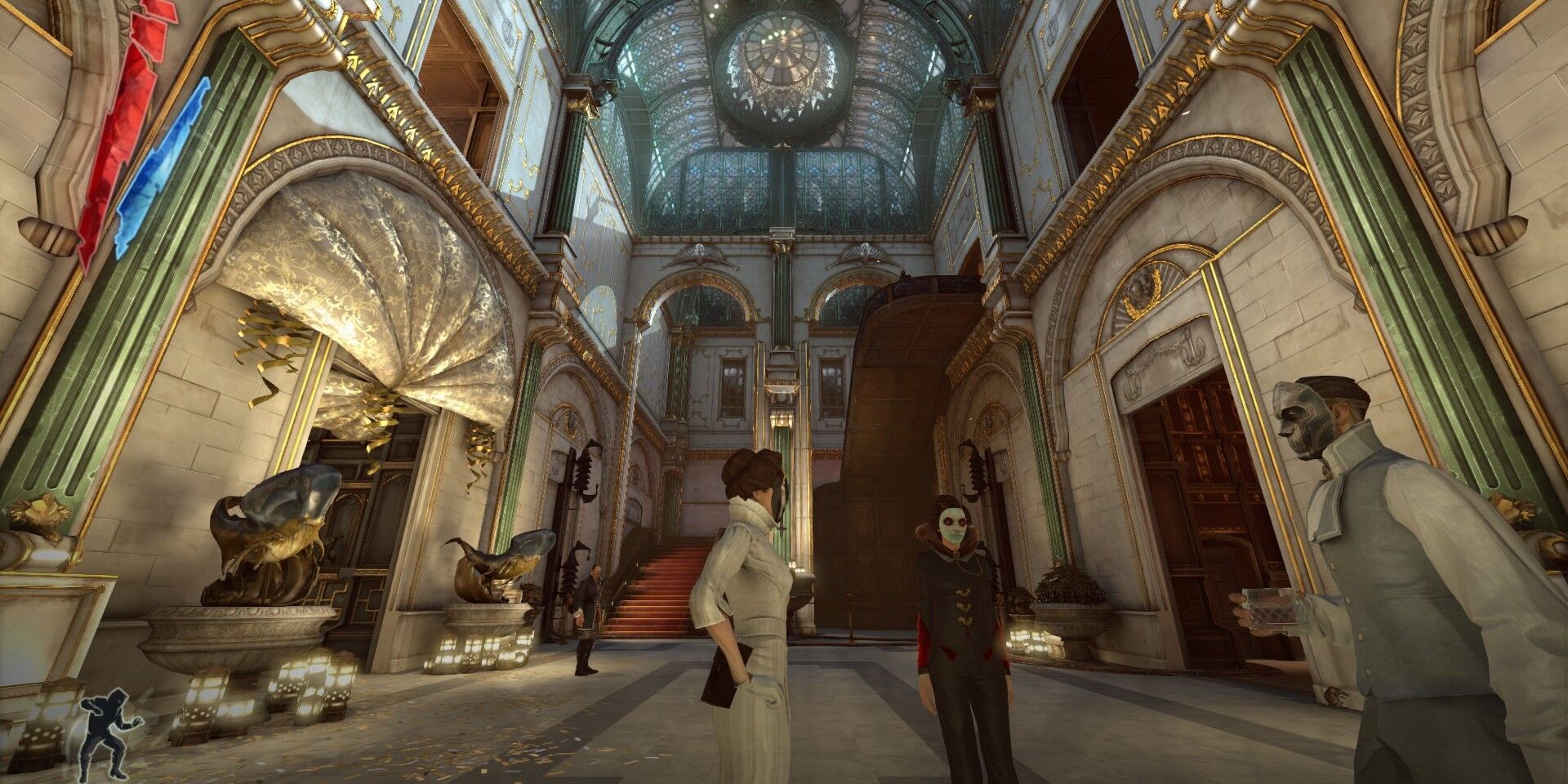 Screenshot of Lady Boyle's Last party - mansion entrance