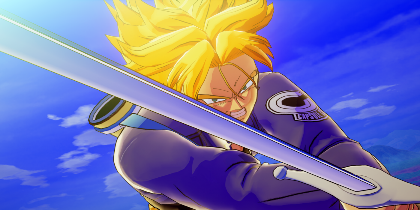 Dragon Ball Z Kakarot Screenshot Of Future Trunks With Sword