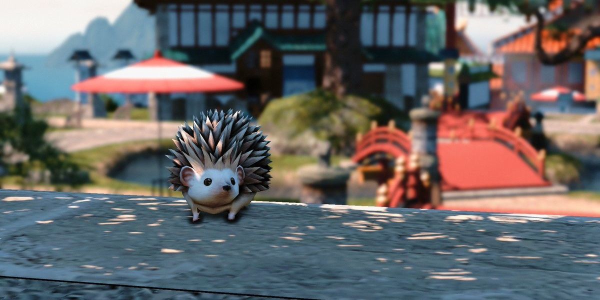 Hedgehog minion in Final Fantasy 14