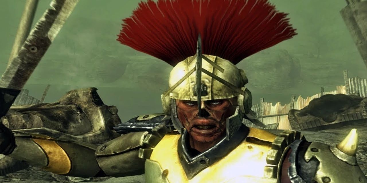 Fallout New Vegas Gaius Magnus with Armor of the 87th Tribe.