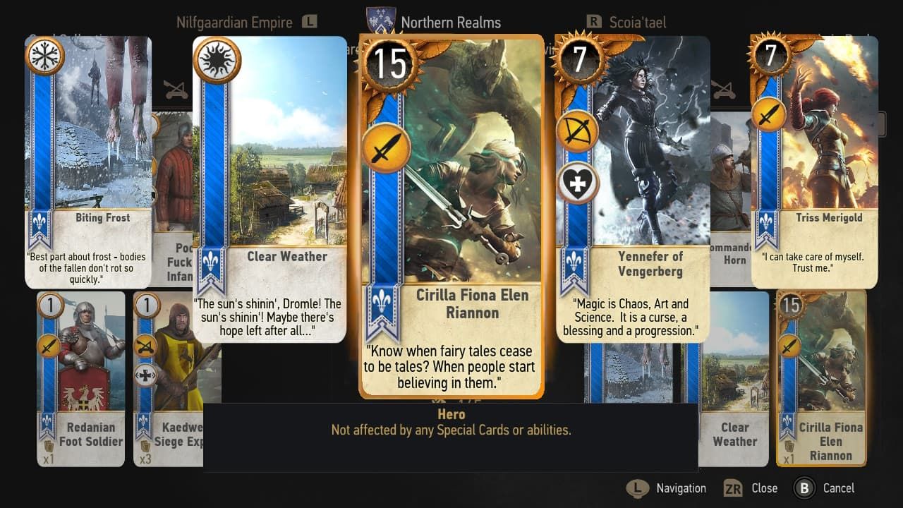 Gwent: 5 Best Cards In The Witcher 3 (& The 5 Worst Ones)