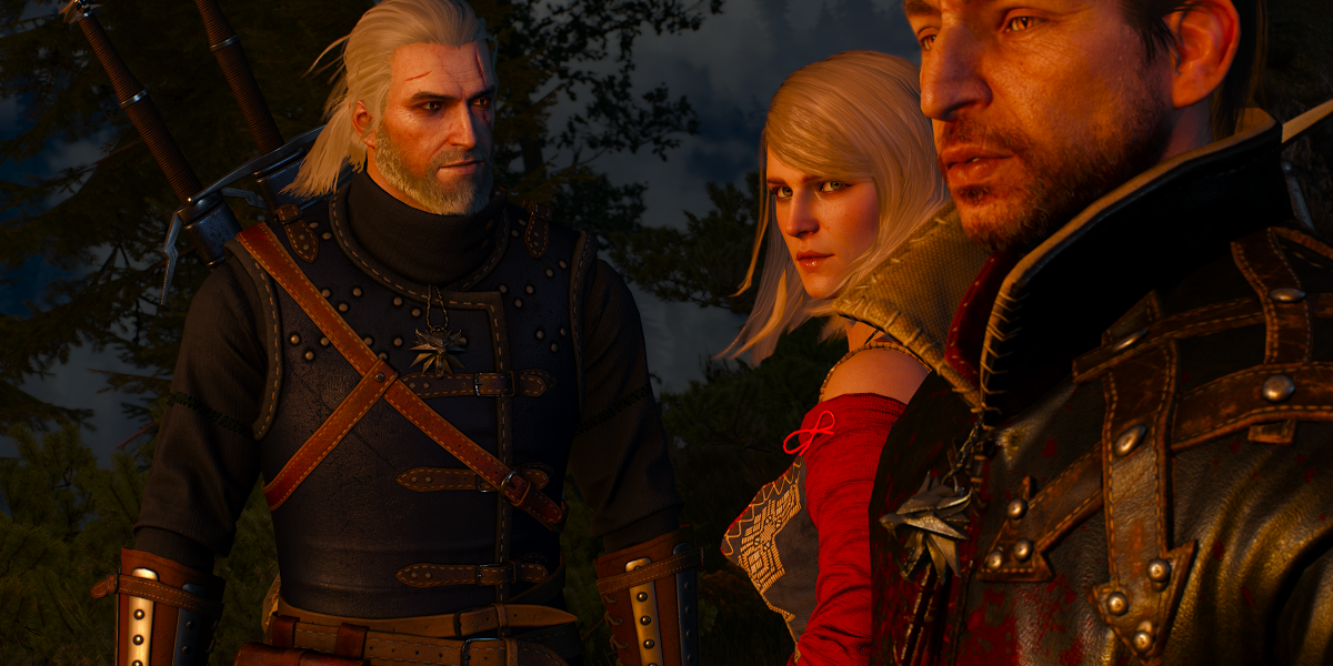 Geralt, Keira Metz, and Lambert