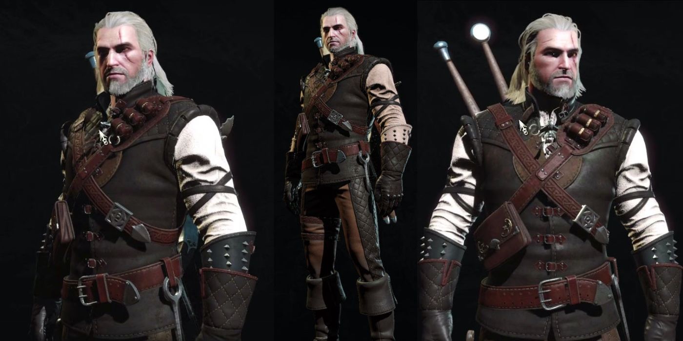 Geralt in the Manticore Armor set in The Witcher 3