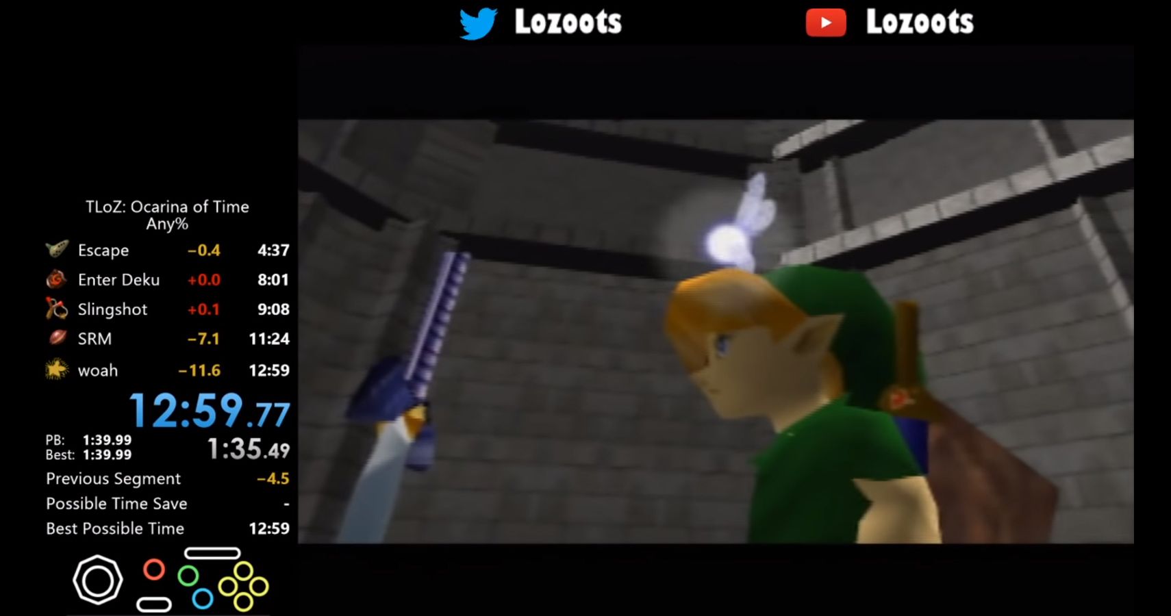 New Legend Of Zelda: Ocarina Of Time Speedrun Achieves World