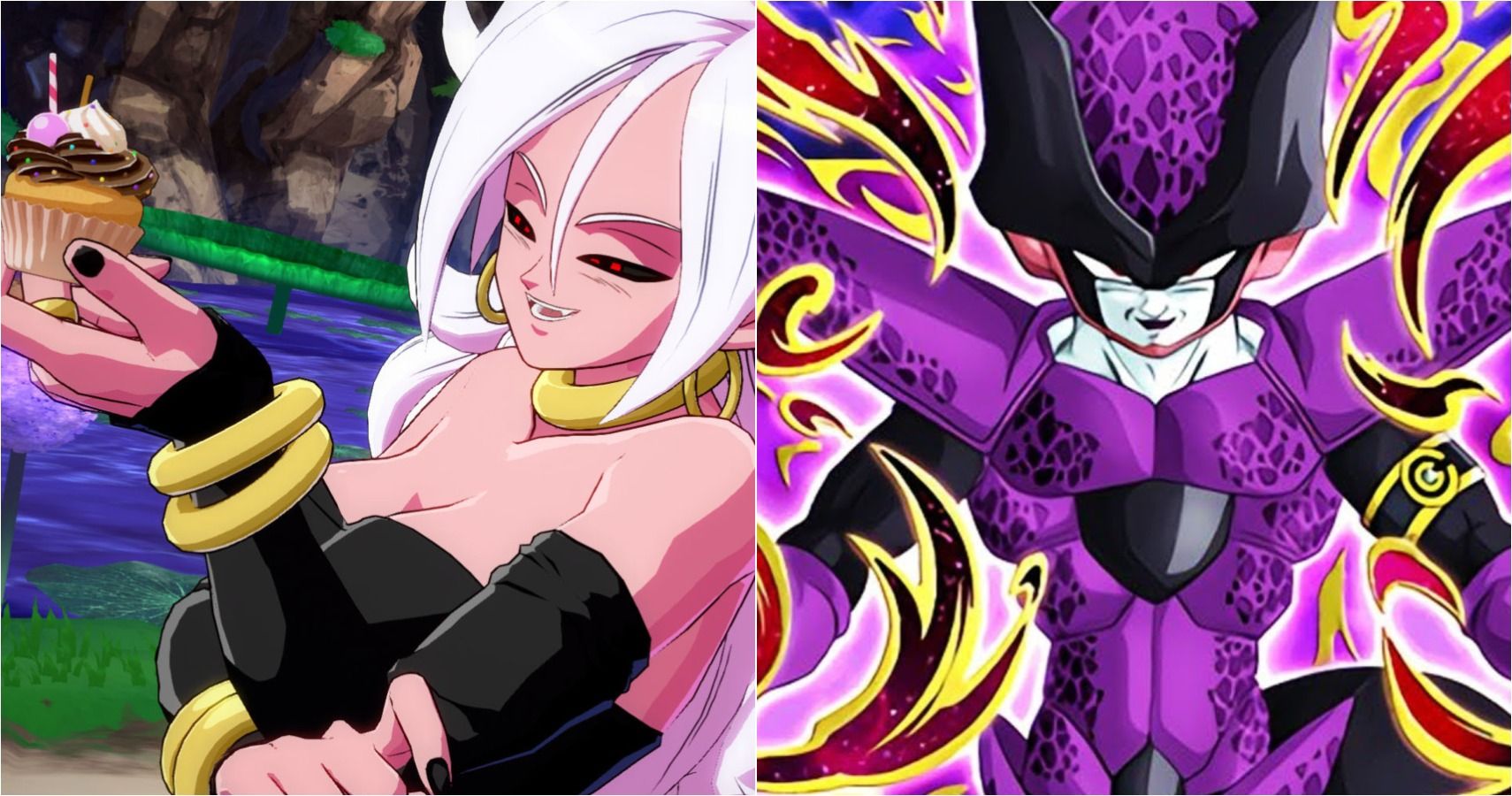 Shallot (dragon ball legends) vs android 21 (dragon ball fighterz)