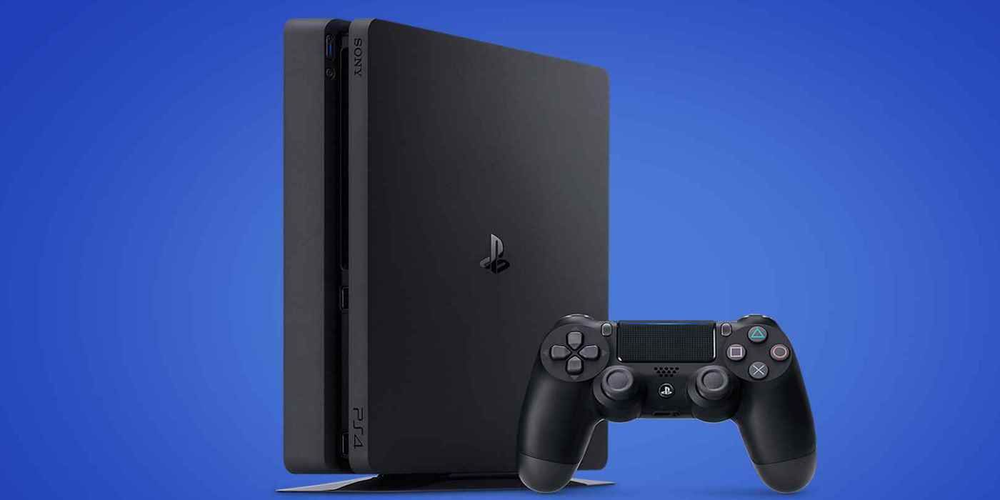 PlayStation 4 Slim Console And Controller