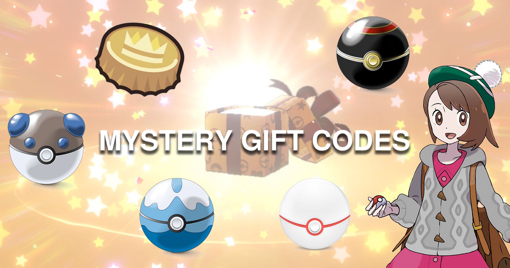 Pokemon Sword Shield Mystery Gift Codes