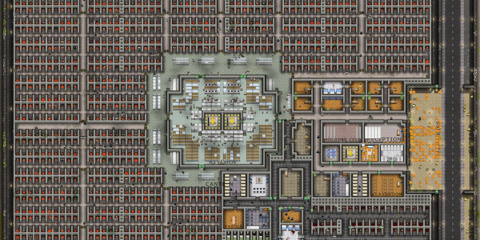 prison architect beginner layout