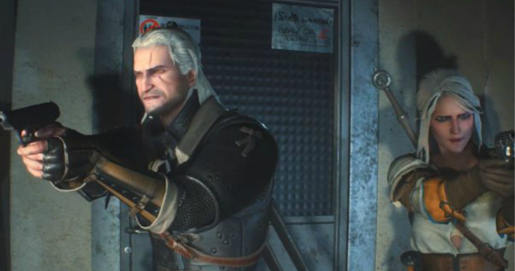 These Resident Evil 2 mods replace Leon and Claire with Geralt and