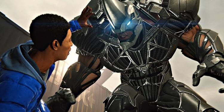 Spider-Man-PS4-Rhino-and-Miles-Morales.jpg (750×375)