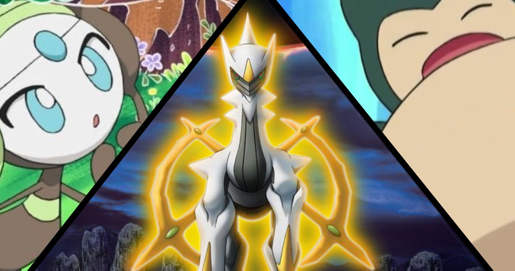 Strong Normal Types Lead featuring aria form meloetta, arceus, and snorlax