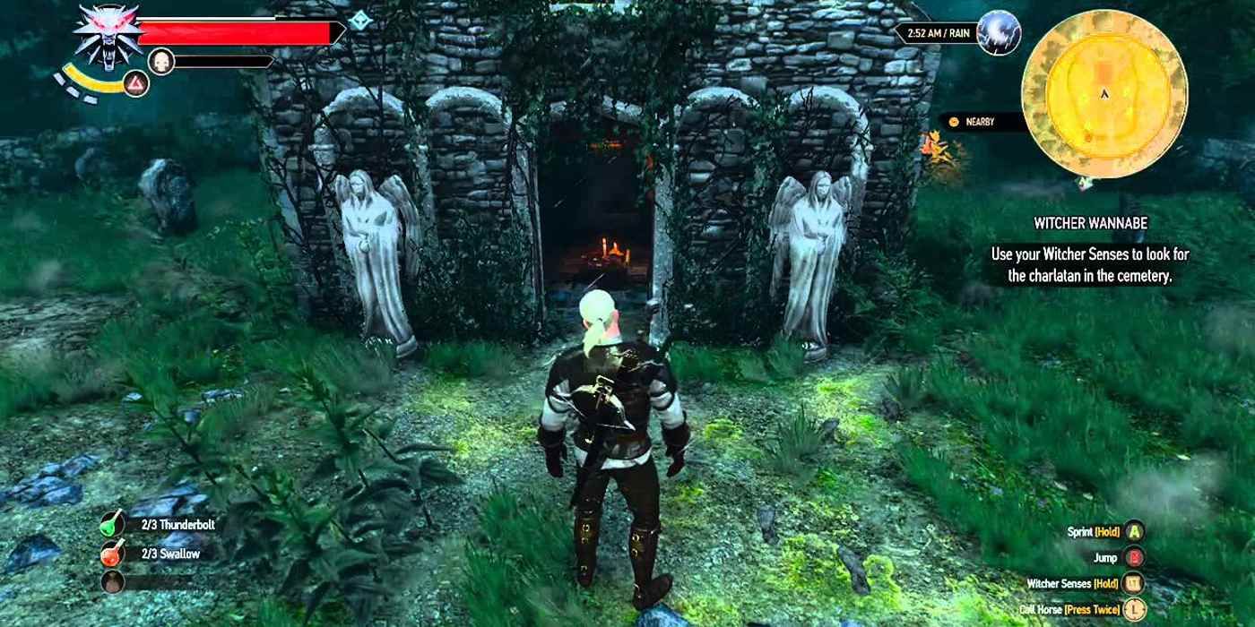 Weeping Angels in The Witcher 3