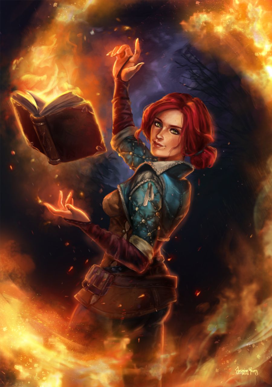 The Witcher: 10 Awesome Pieces Of Triss Fan Art