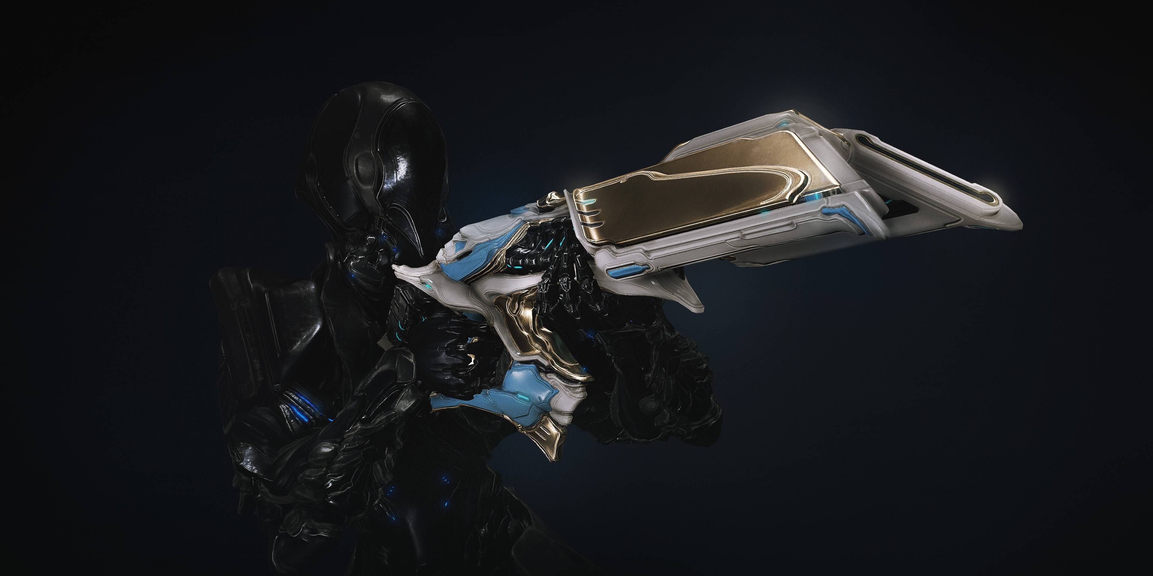 Warframe Acceltra assault rifle.