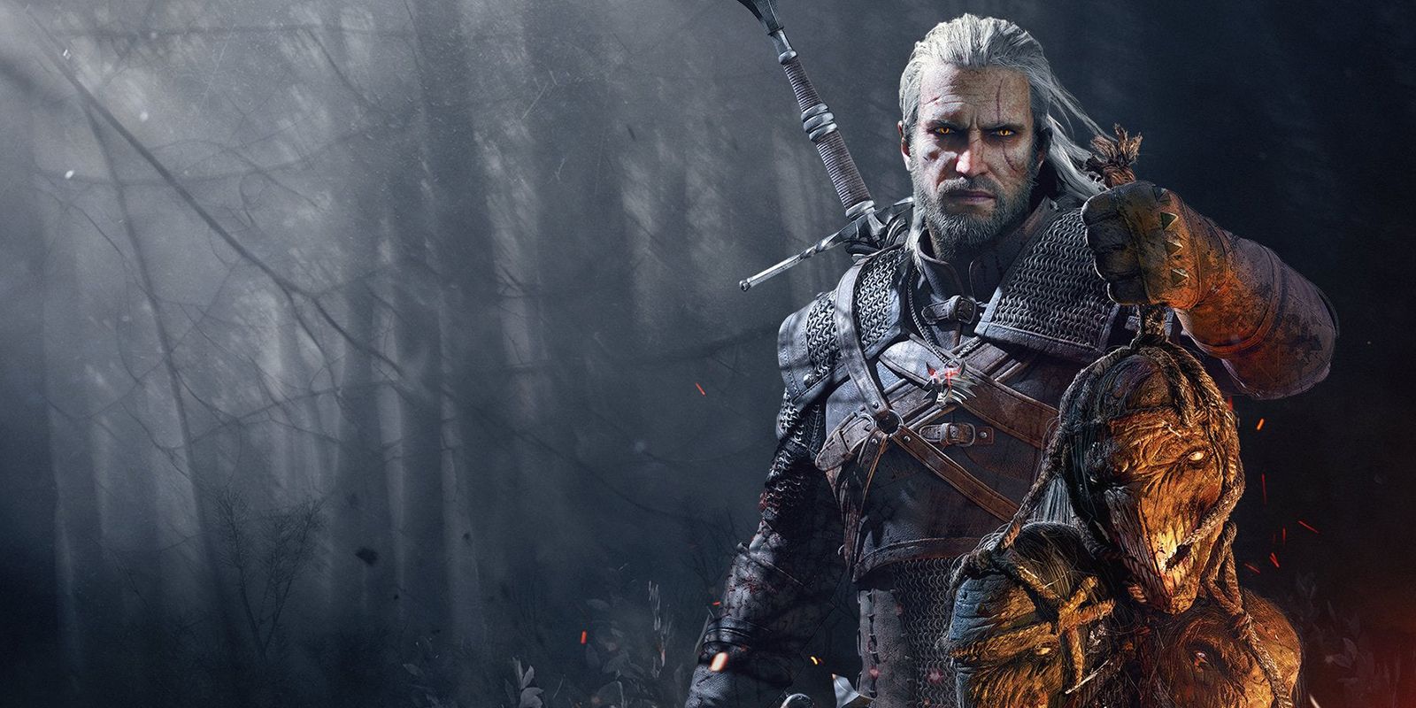 Witcher 3 Geralt With Heads