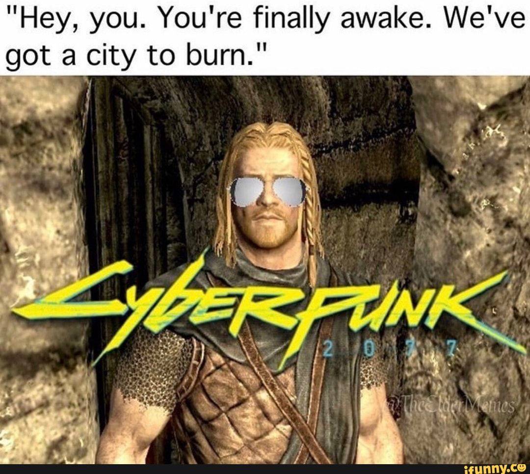 Skyrim 10 Most Hilarious You Re Finally Awake Memes