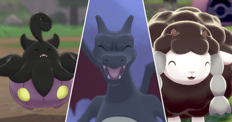 Pokemon The Best Black Shiny Forms Ranked Pokemon The Best Black Shiny Forms Ranked