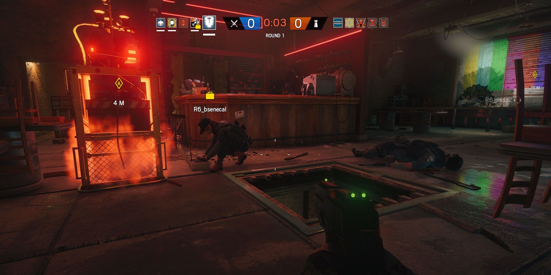 Rainbow Six Siege First person In Game Screenshot