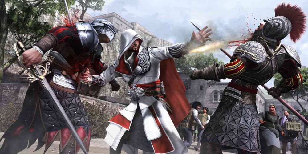 Assassins Creed Brotherhood Ezio Shooting Templar