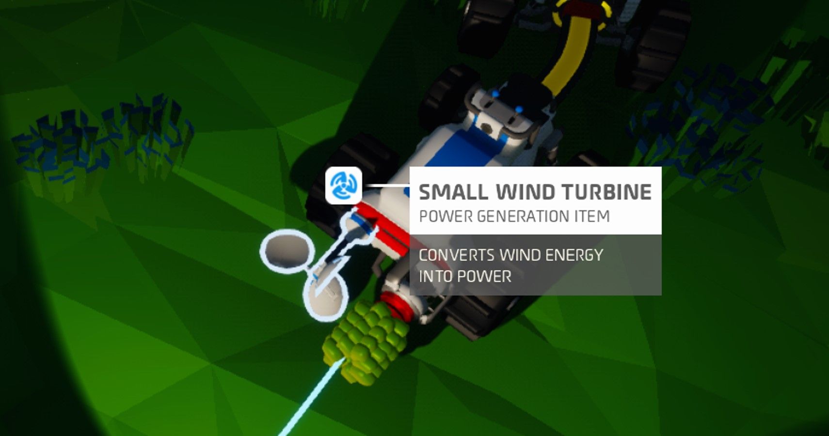 Small Wind Turbine on planet in Astroneer