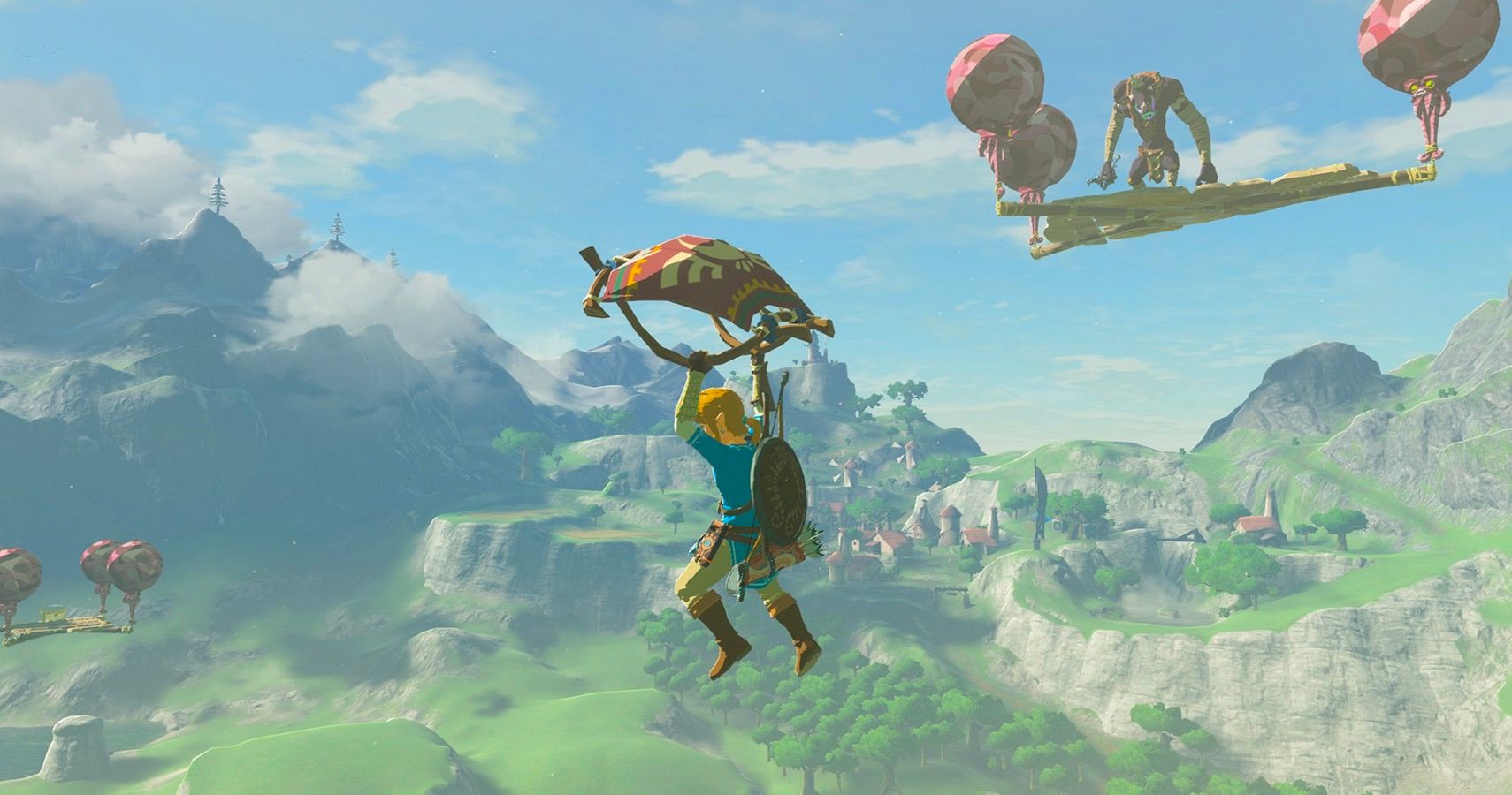 Hilarious Breath Of The Wild Glitch Sends Link Barreling Towards His ...